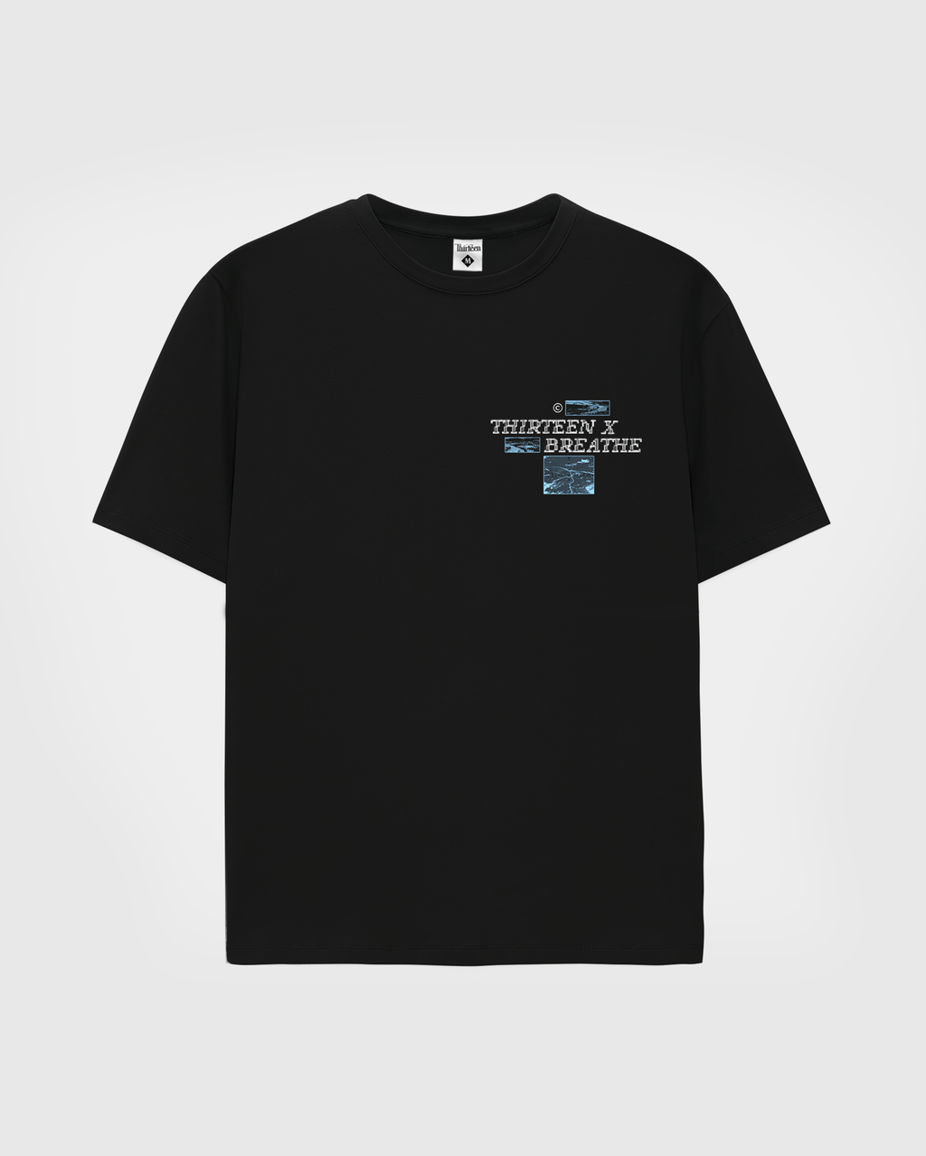 THIRTEEN x BREATHE: COAST 2 COAST TEE (BLACK)