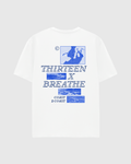 THIRTEEN x BREATHE: COAST 2 COAST TEE (WHITE)